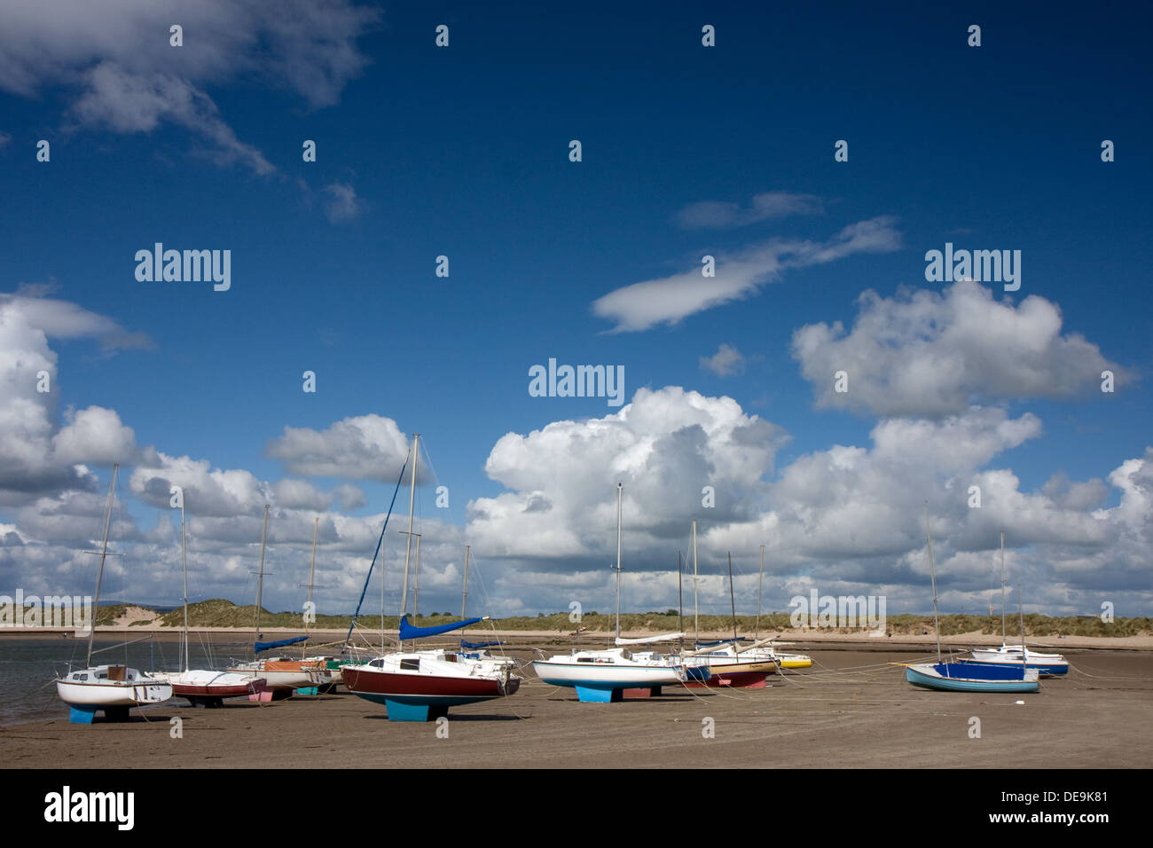 Sailing boats, Northumberland, England, UK Stock Photo Alamy