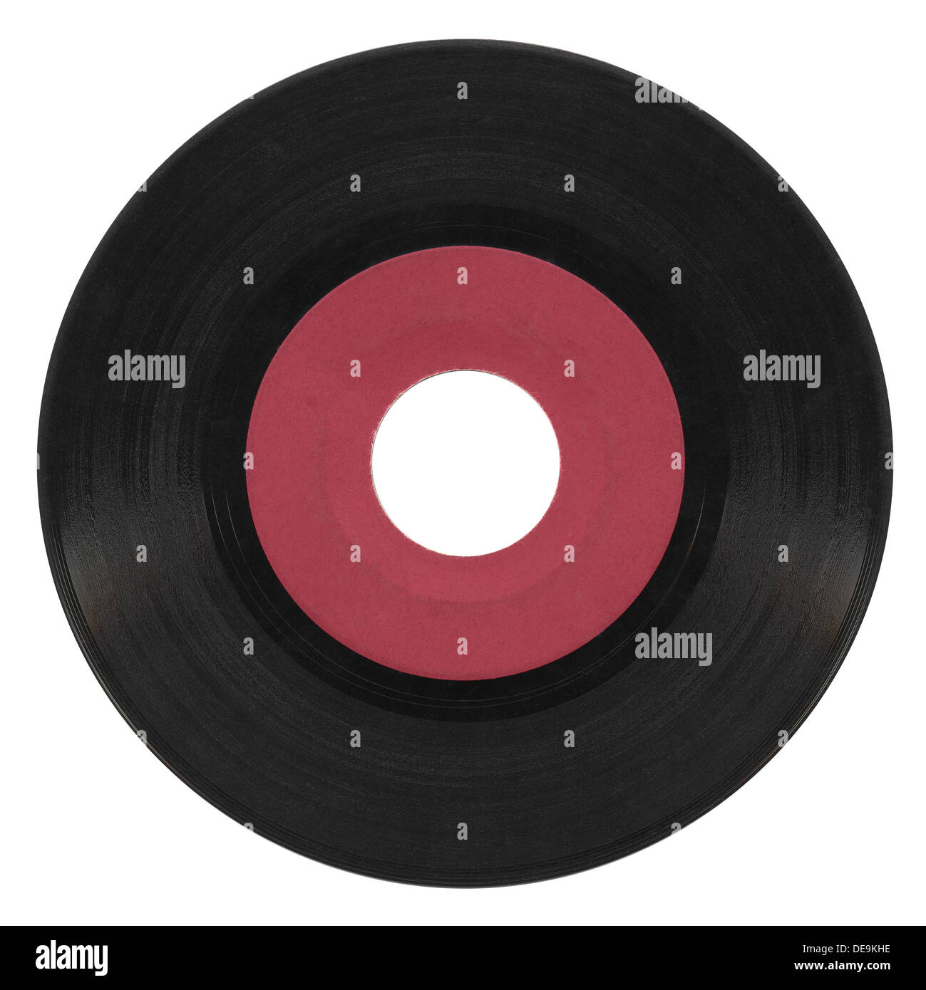 Red Vinyl Stock Photo - Download Image Now - Record - Analog Audio