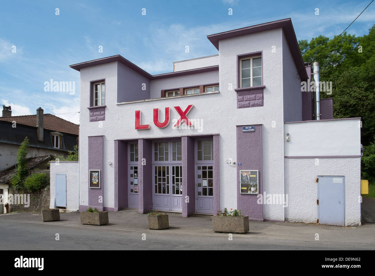 lux cinema movie house theatre theater Stock Photo