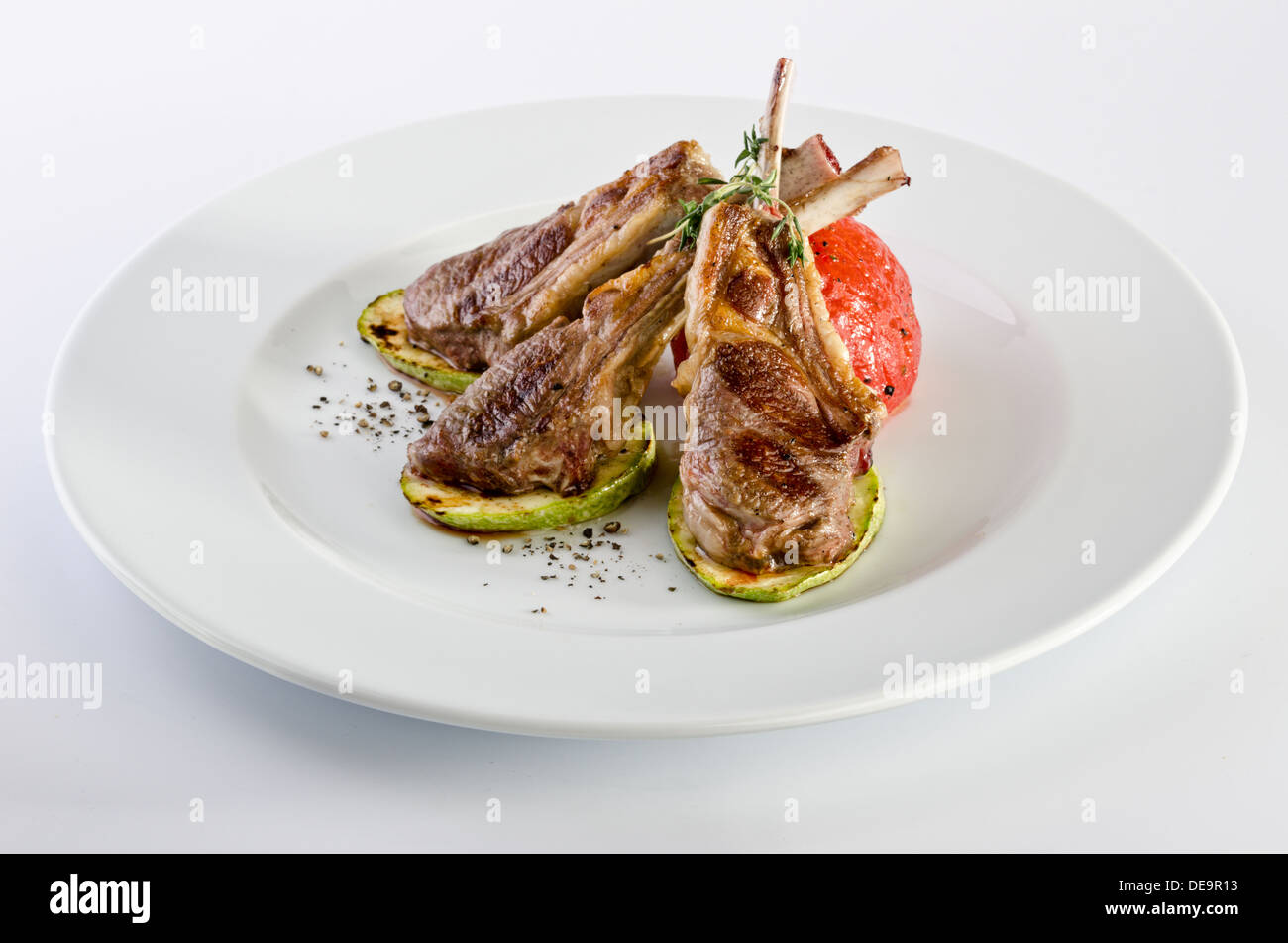 Lamb chops Stock Photo - Alamy