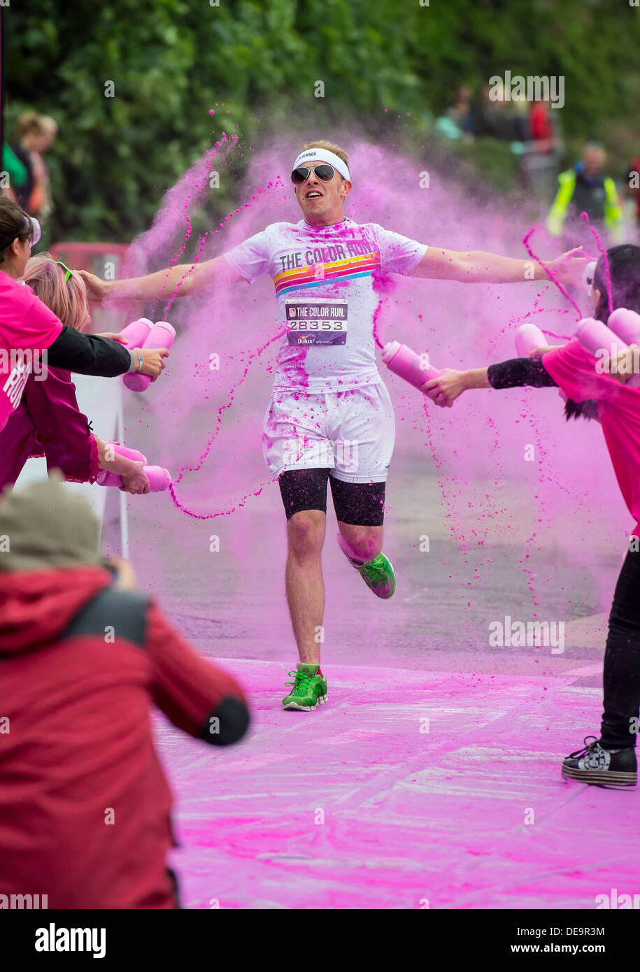 Dulux Colour Run takes place in Brighton, Sussex, UK. Known as the ...
