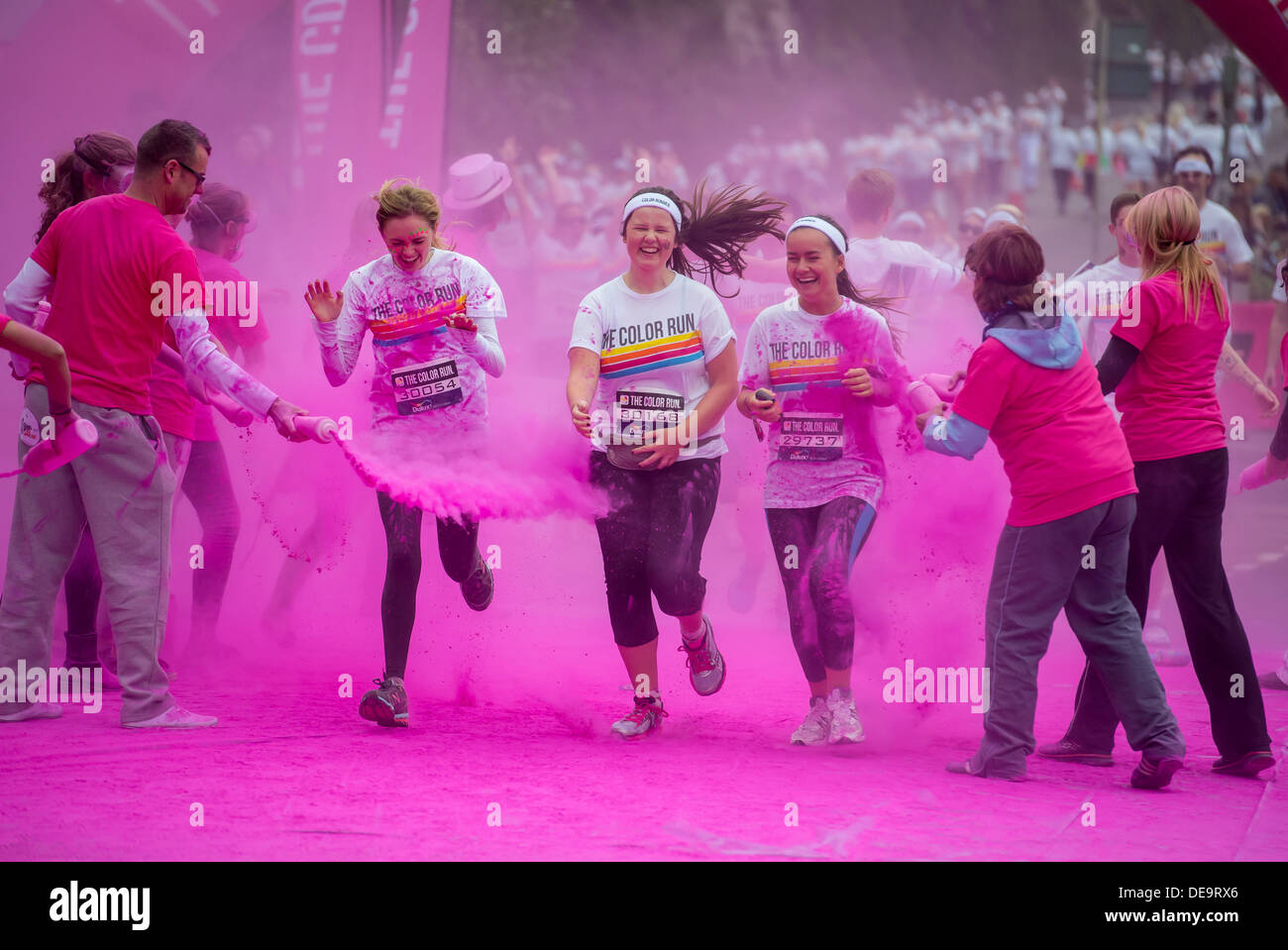 Dulux Colour Run takes place in Brighton, Sussex, UK. Known as the happiest 5k on the