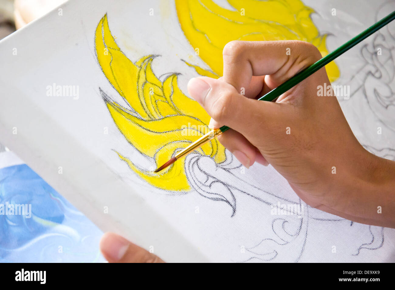 Hand art work hi-res stock photography and images - Alamy