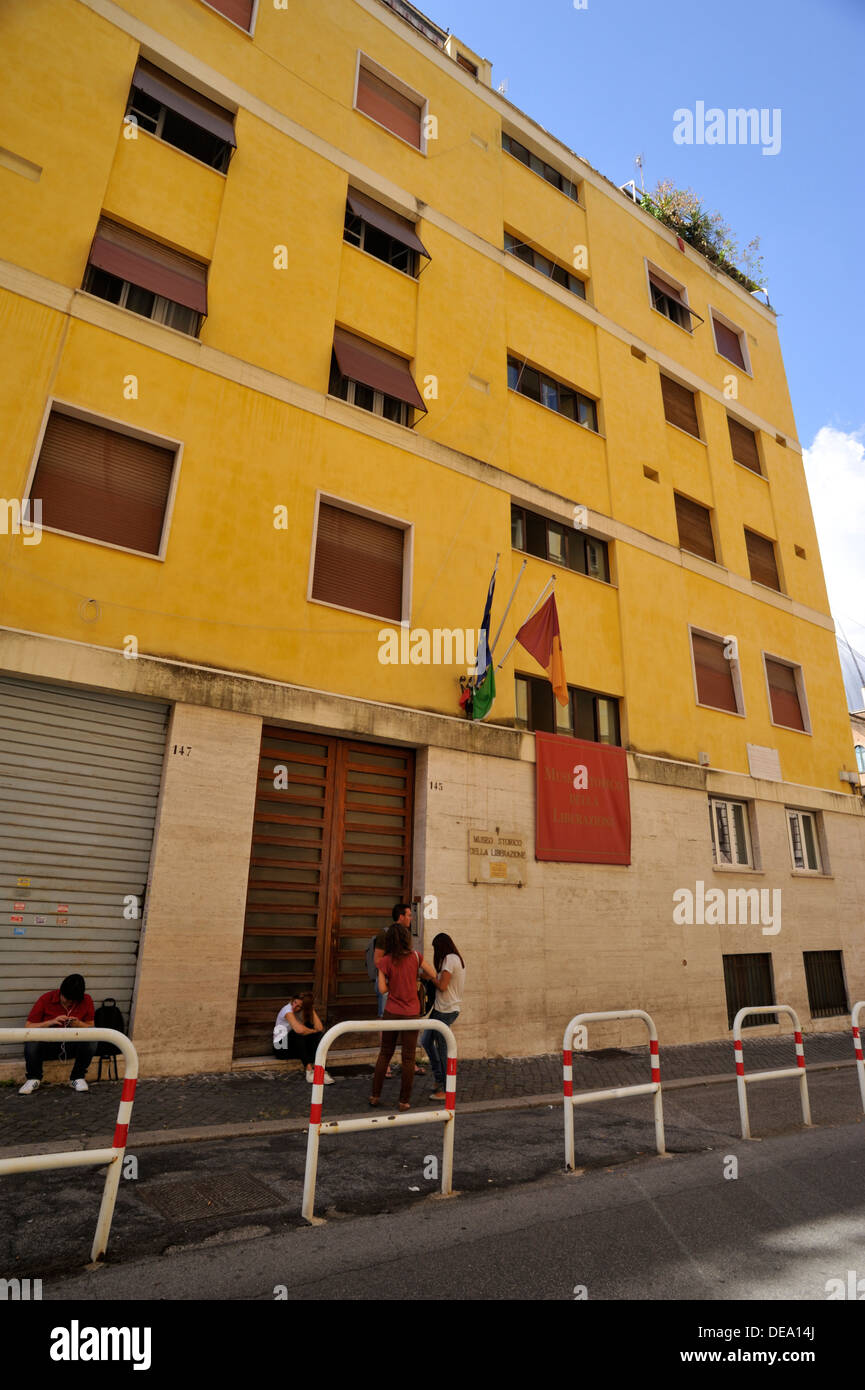 Italy, Rome, Museo Storico della Liberazione di Roma, Museum of the Liberation Stock Photo