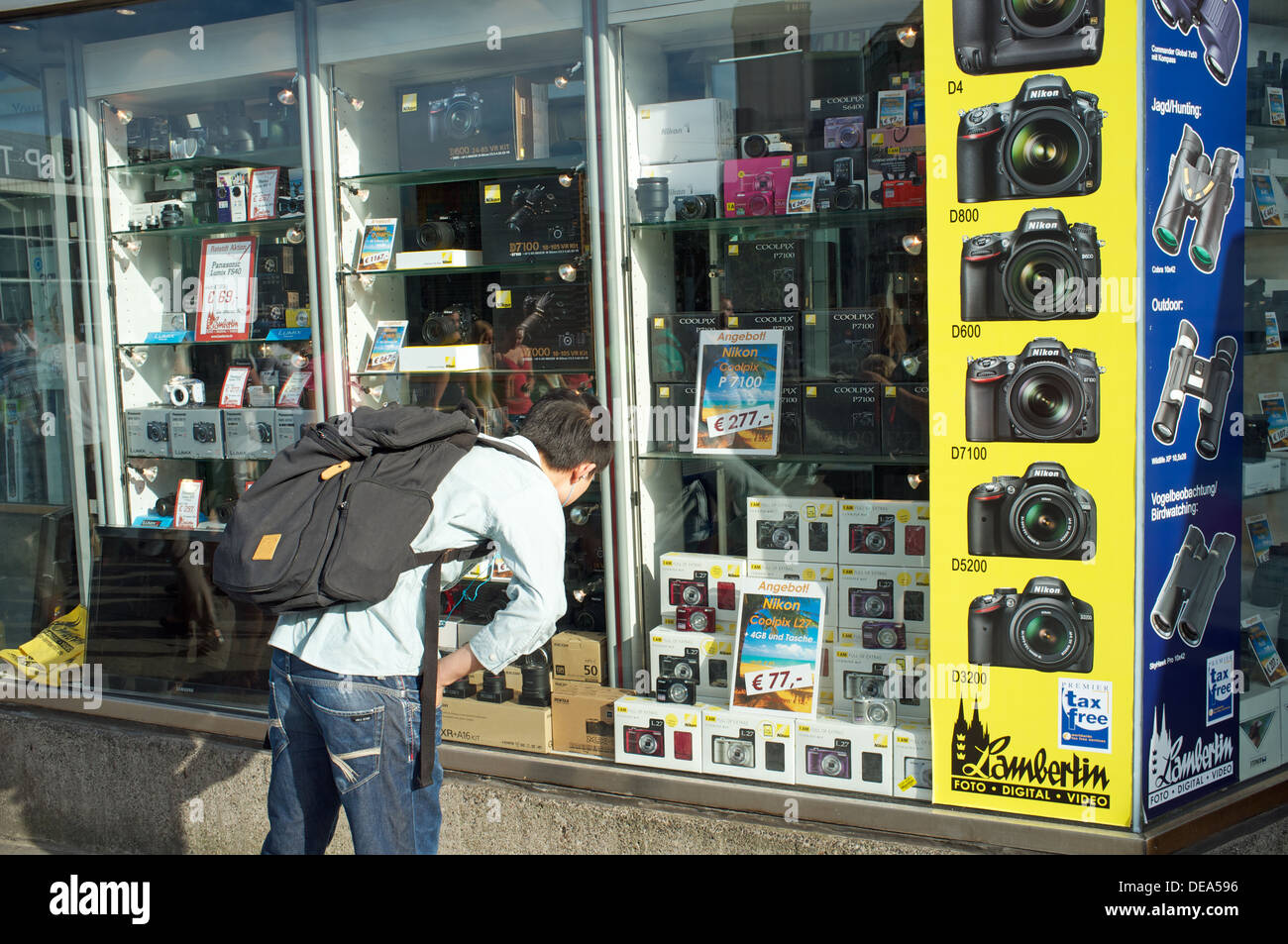 Lambertin camera shop Cologne Germany Stock Photo - Alamy