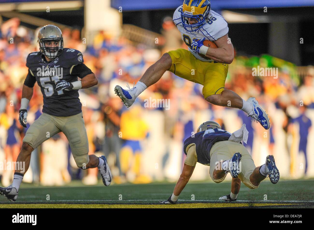 SEP 14, 2013 : Delaware Fightin Blue Hens tight end Nick Boyle (86 ...
