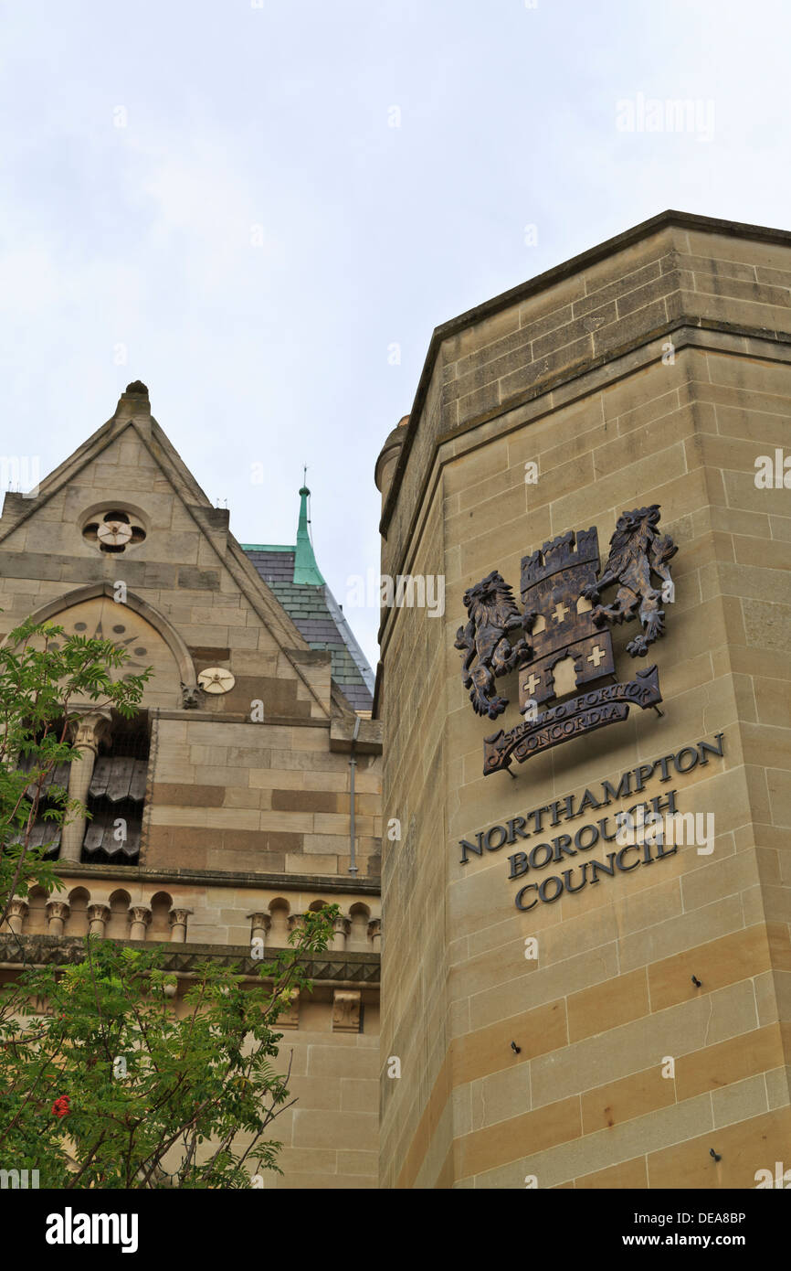 Northampton Borough Council building, England Stock Photo