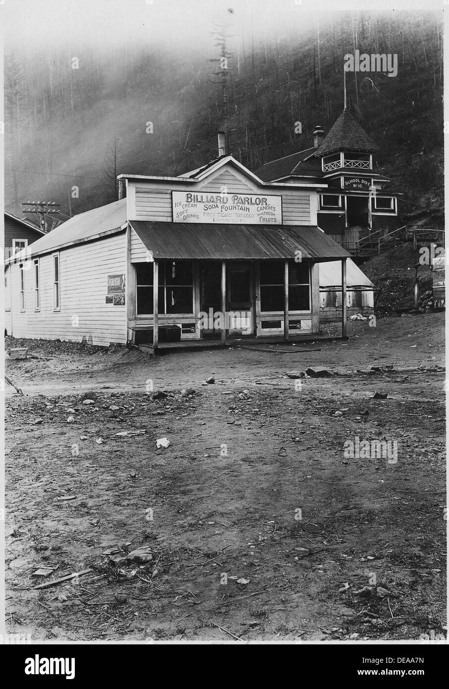 Avery, Idaho. Billiard Parlor 298398 Stock Photo Alamy