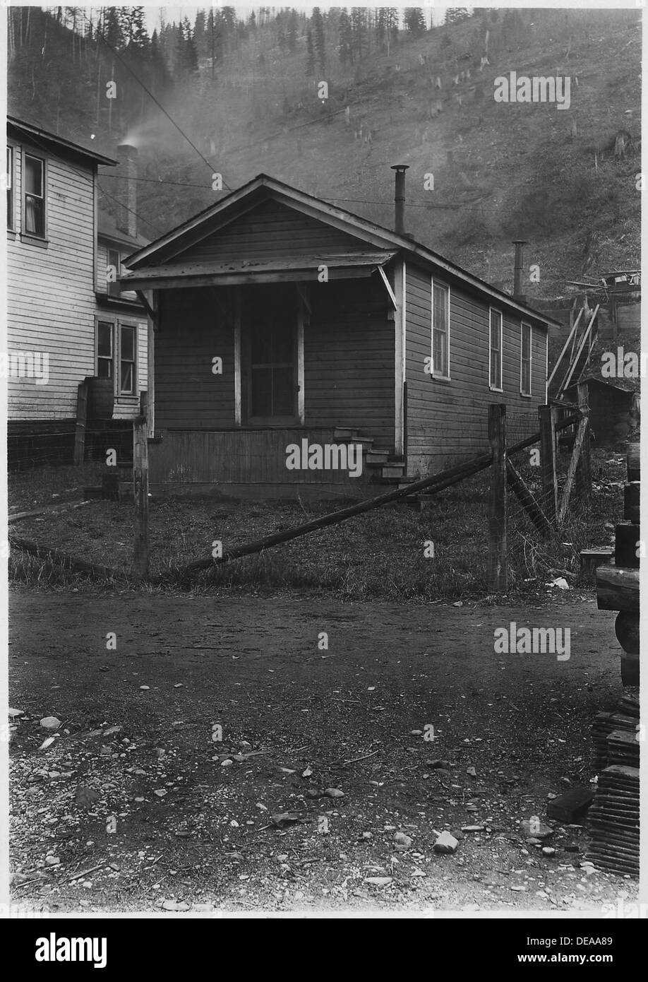 An Unidentified Building In Avery Idaho Possibly Reflecting The 