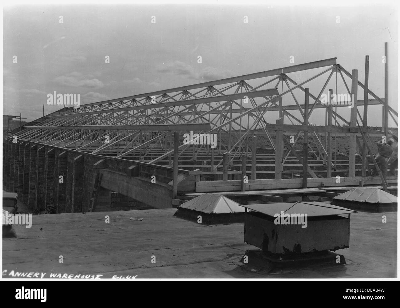 Old cannery Black and White Stock Photos & Images Alamy