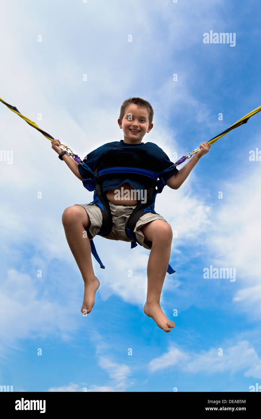 Trampoline harness hi-res stock photography and images - Alamy