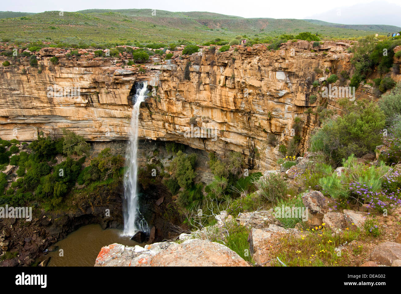Nieuwoudtville waterfall, Western Cape, South Africa, Africa Stock