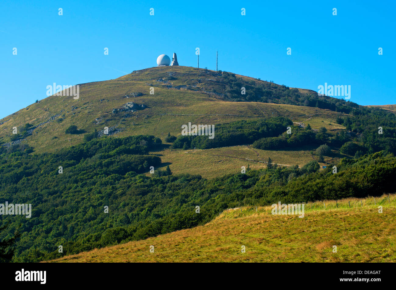 Grosser Belchen or Grand Ballon Mountain, near Guebwiller, Ballons des  Vosges Nature Park, Vosges, France, Europe Stock Photo - Alamy