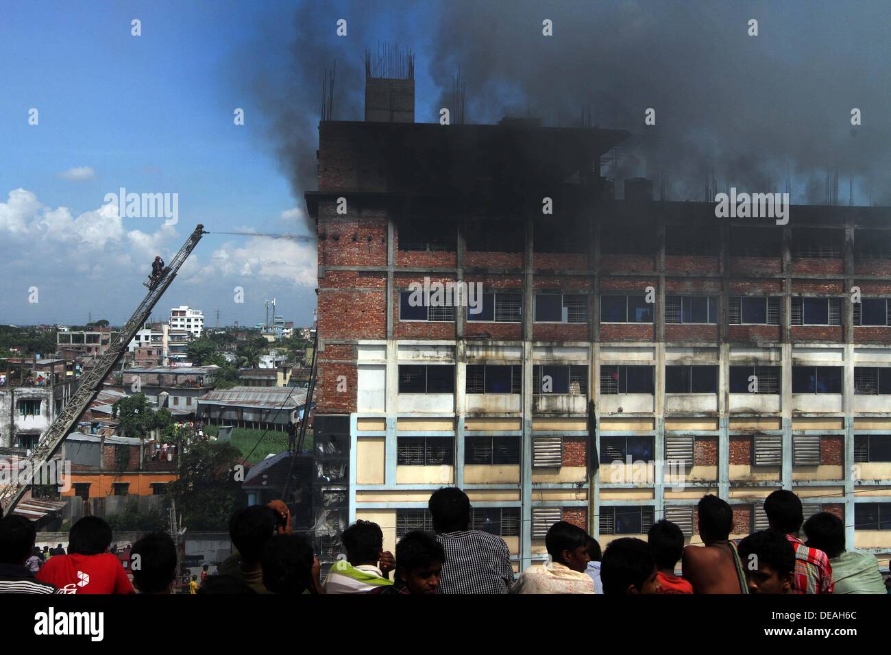Poor working conditions, factories High Resolution Stock Photography