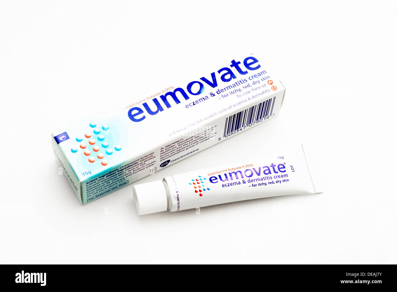 Eumovate Eczema &amp; Dermatitis cream (clobetasone butyrate) steroid Stock