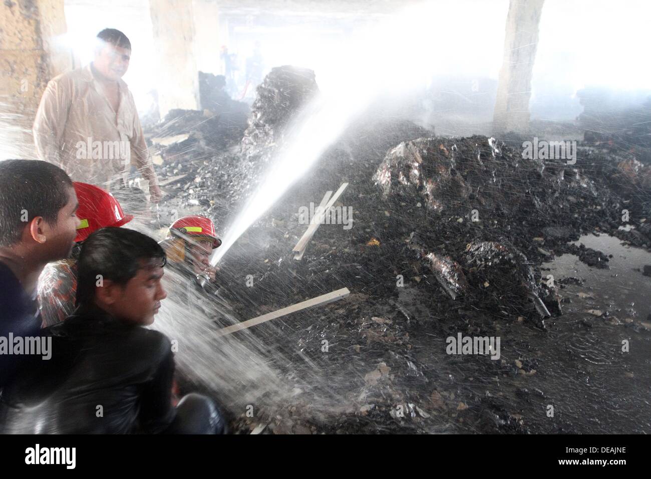 Poor working conditions, factories High Resolution Stock Photography