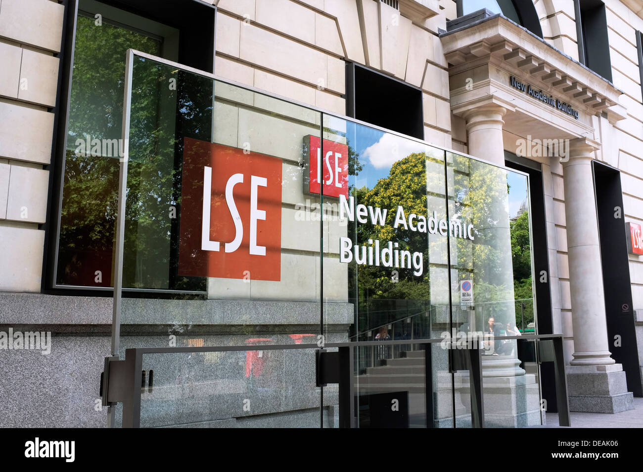 Exterior of London School of Economics.New Academic building, London, UK Stock Photo
