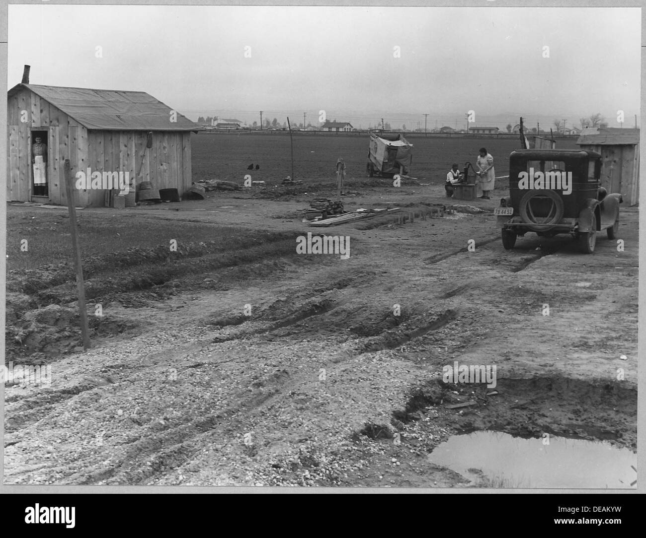 Olivehurst, Yuba County, California. New settlers on western addition