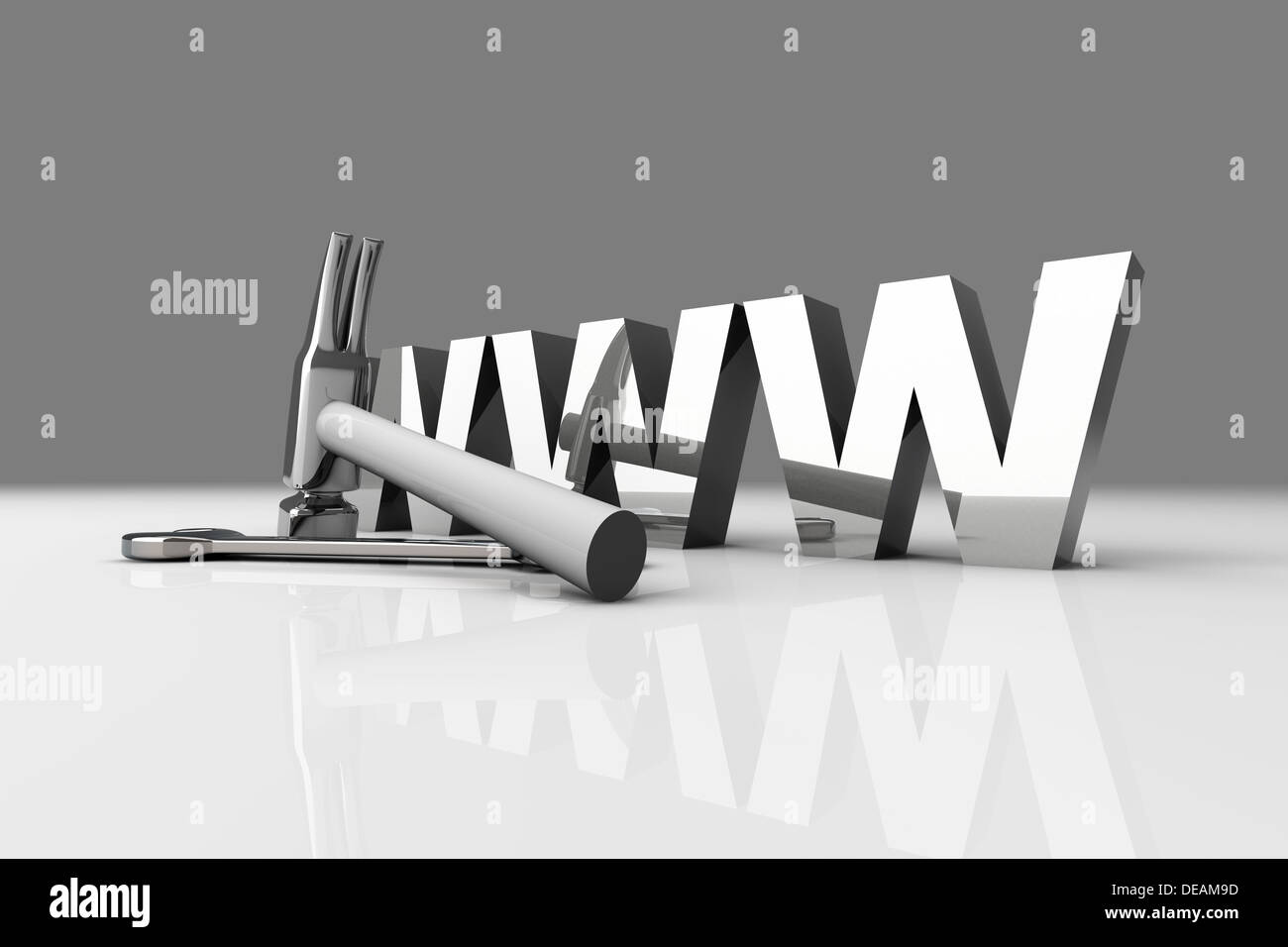 Website under construction Black and White Stock Photos & Images - Alamy