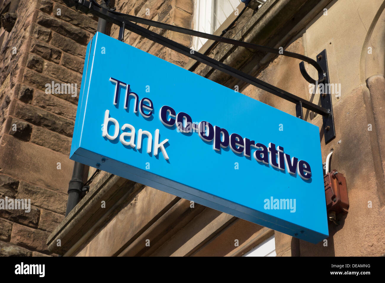 The Co-operative bank in Matlock, Derbyshire, England, U.K. Stock Photo