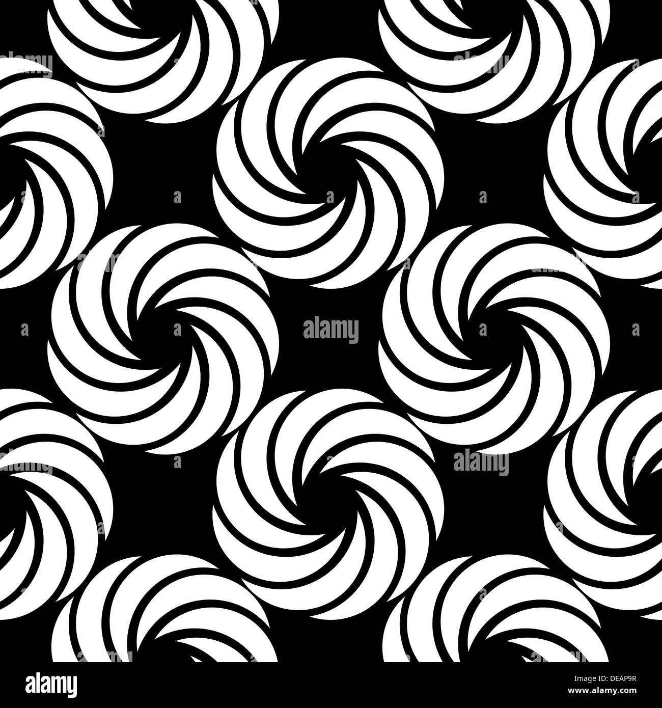 seamless pattern with circles, vector illustration Stock Photo - Alamy