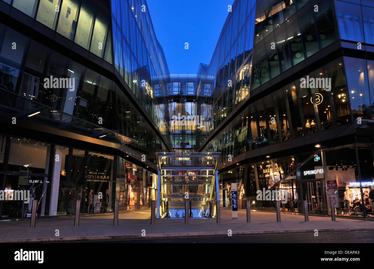 One New Change shopping destination, Cheapside, City of London, United Kingdom Stock Photo