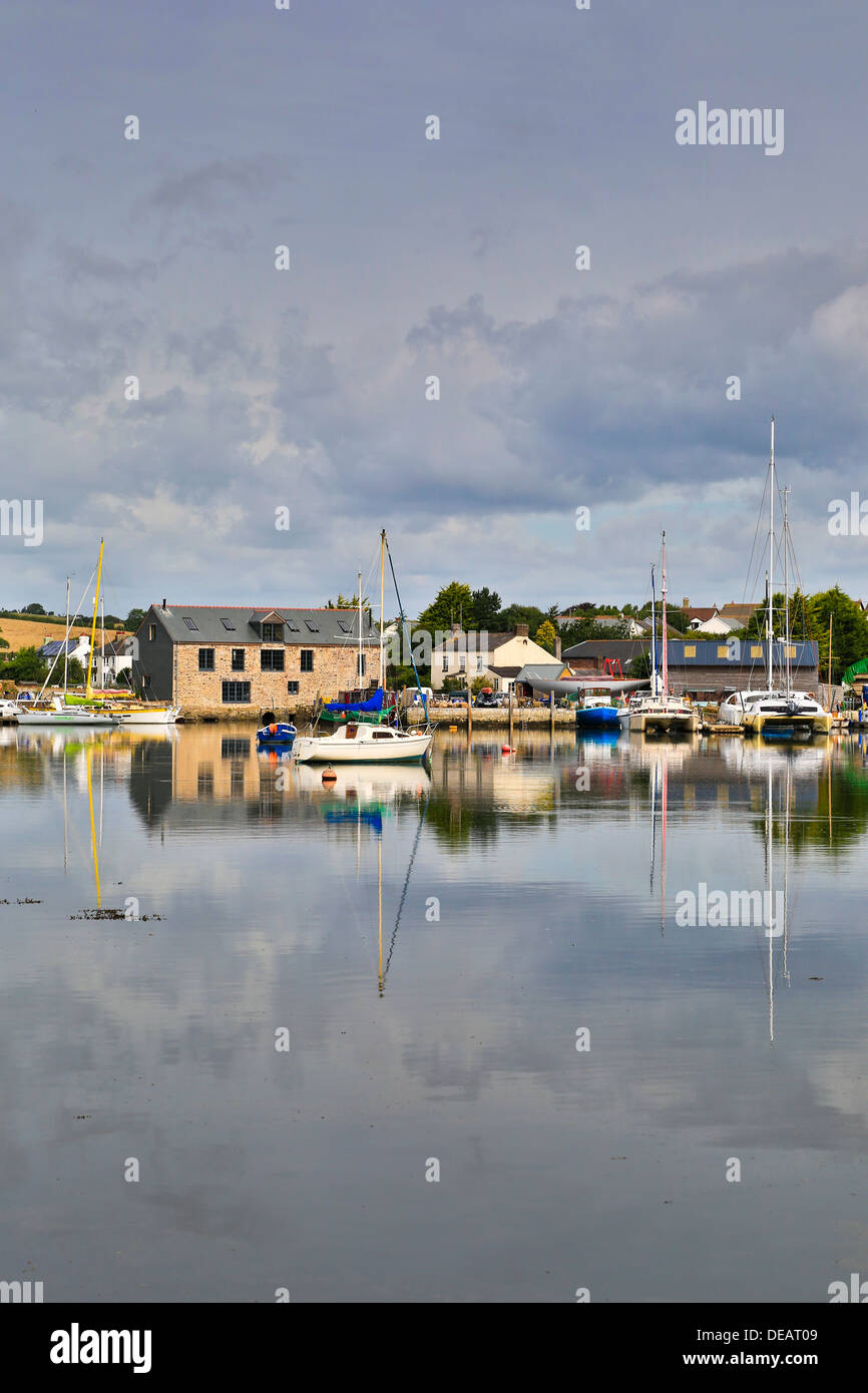 Millbrook; Lake; Cornwall; UK Stock Photo