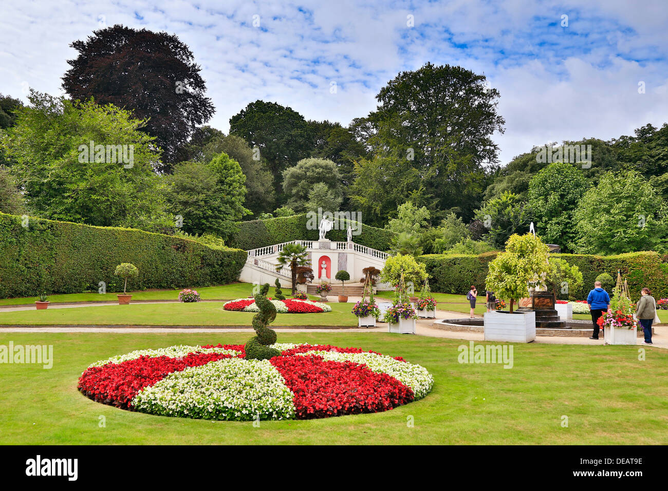Mount Edgcumbe; Gardens; Cornwall; Summer; UK Stock Photo Alamy