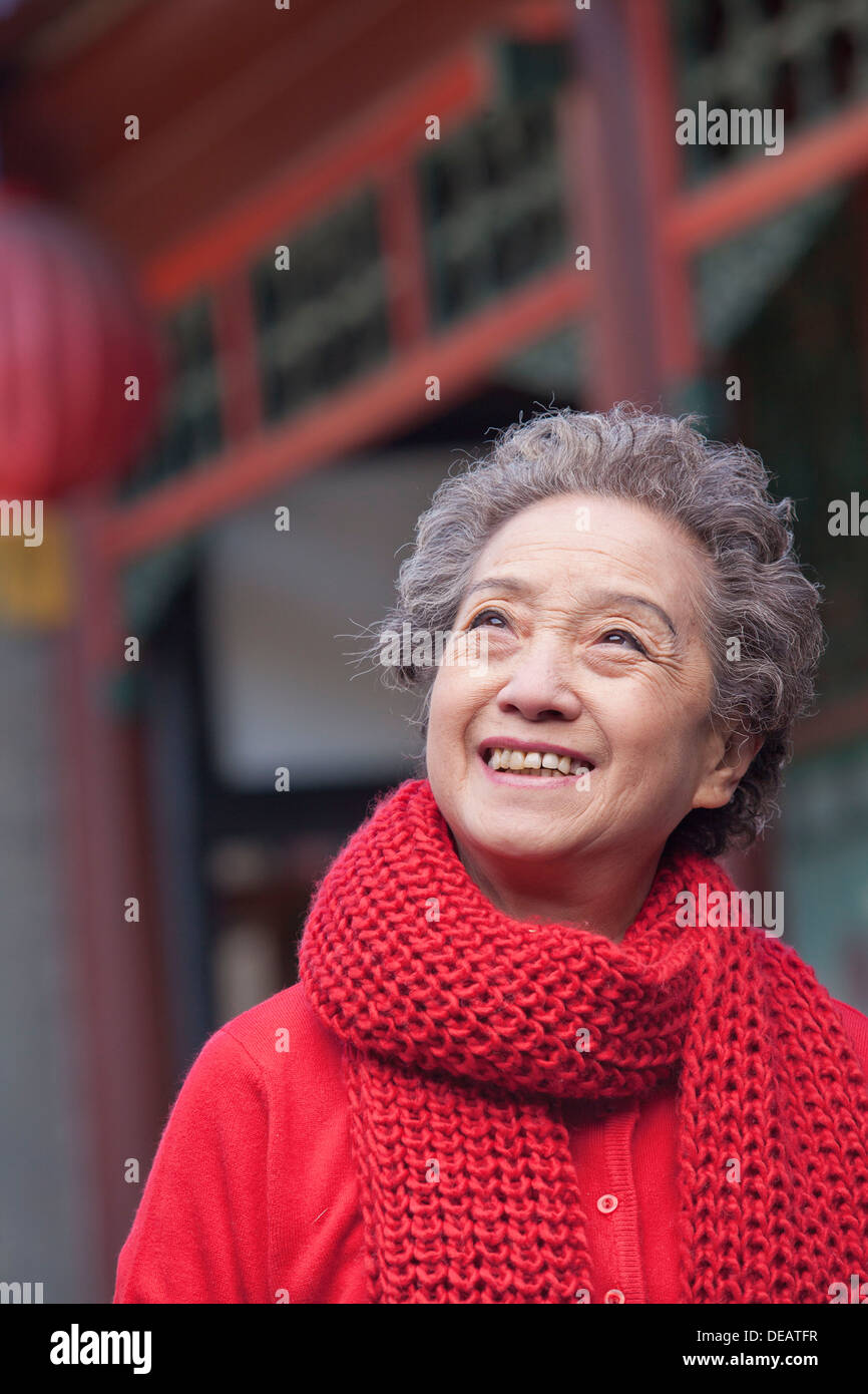 Senior chinese woman beijing hi-res stock photography and images - Alamy