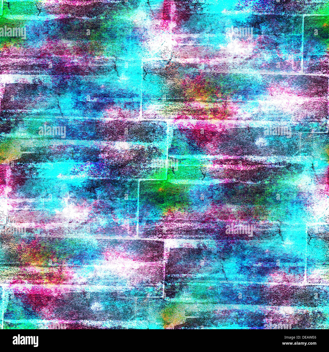 wall watercolor seamless texture purple, blue, green background paint ...