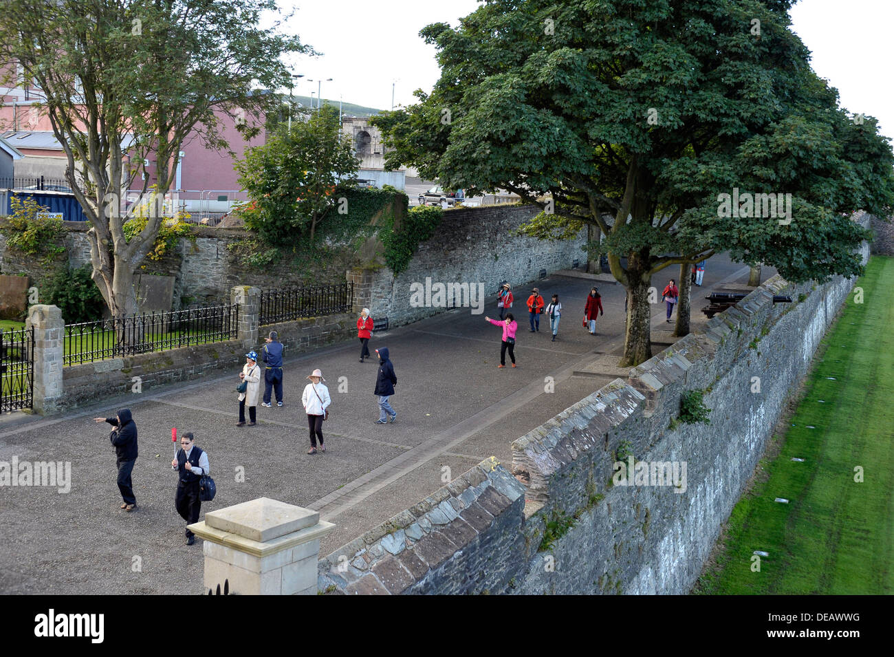 The Grand Parade, Derry Walls, Derry, Londonderry, Northern Ireland, UK Stock Photo