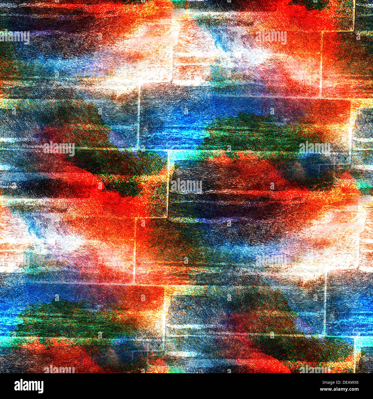 wall watercolor blue, red seamless texture background paint abstract ...