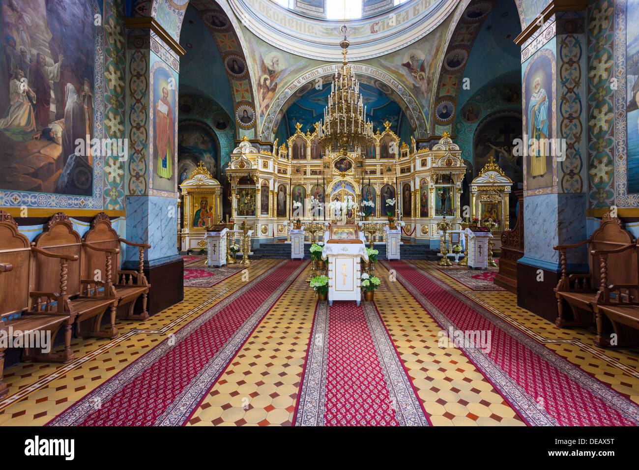 Interior of orthodox church hi-res stock photography and images - Alamy