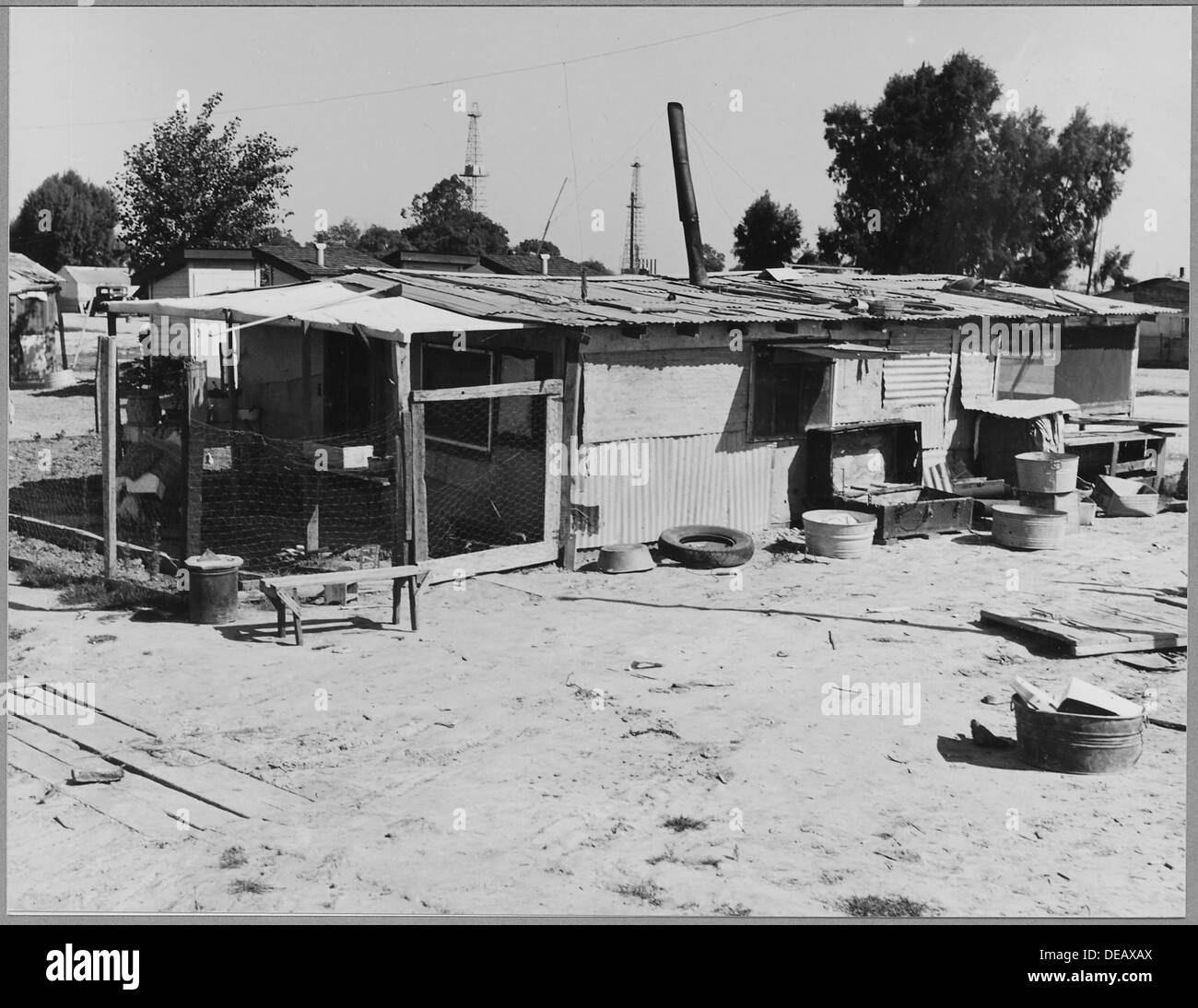 California a view of the shafter camp hires stock photography and