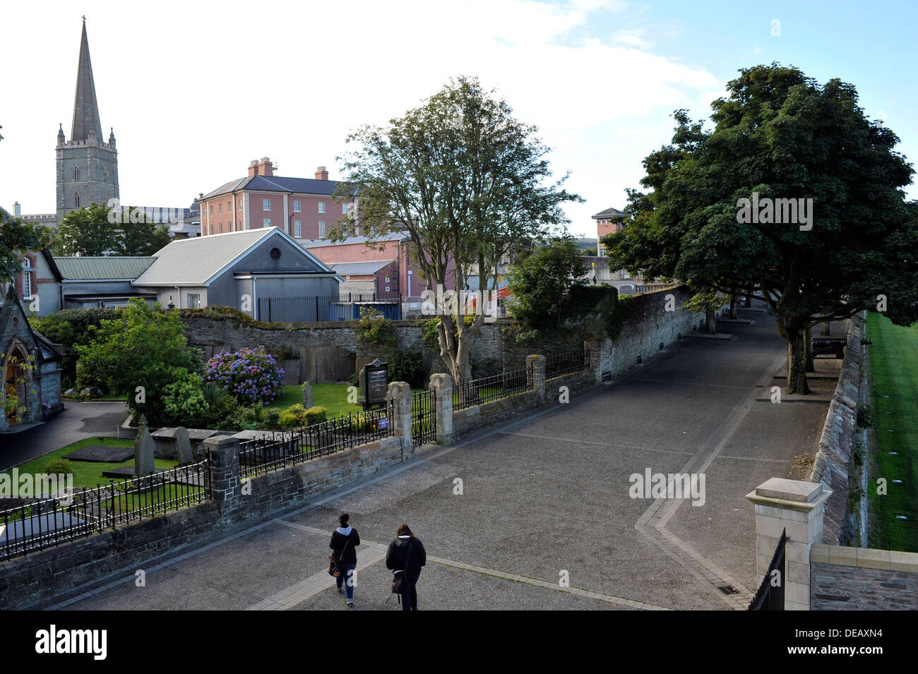 The Grand Parade, Derry Walls, Derry, Londonderry, Northern Ireland, UK Stock Photo