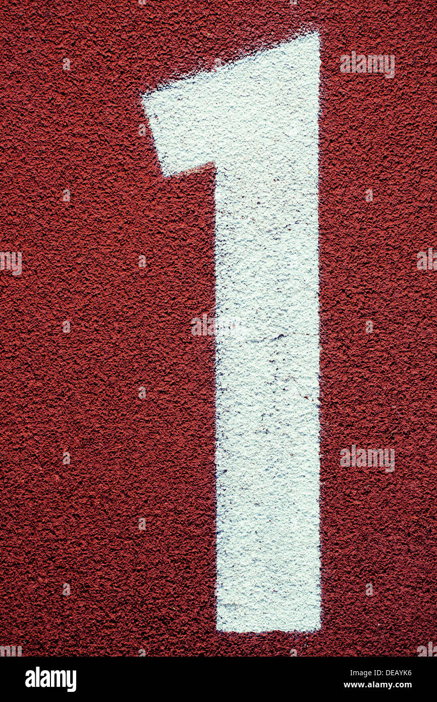 Track and field number one Stock Photo Alamy