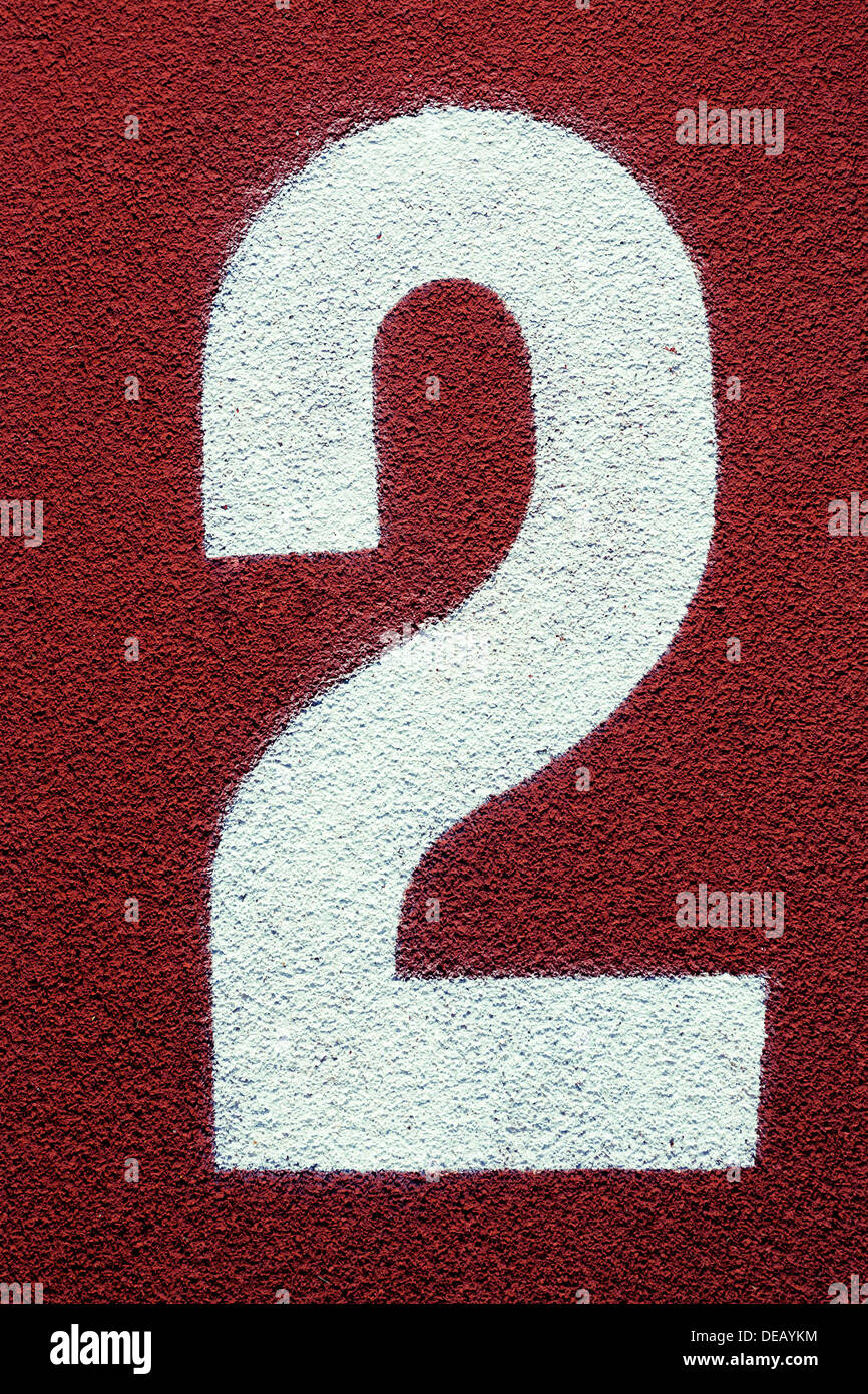 Track and field number two Stock Photo Alamy