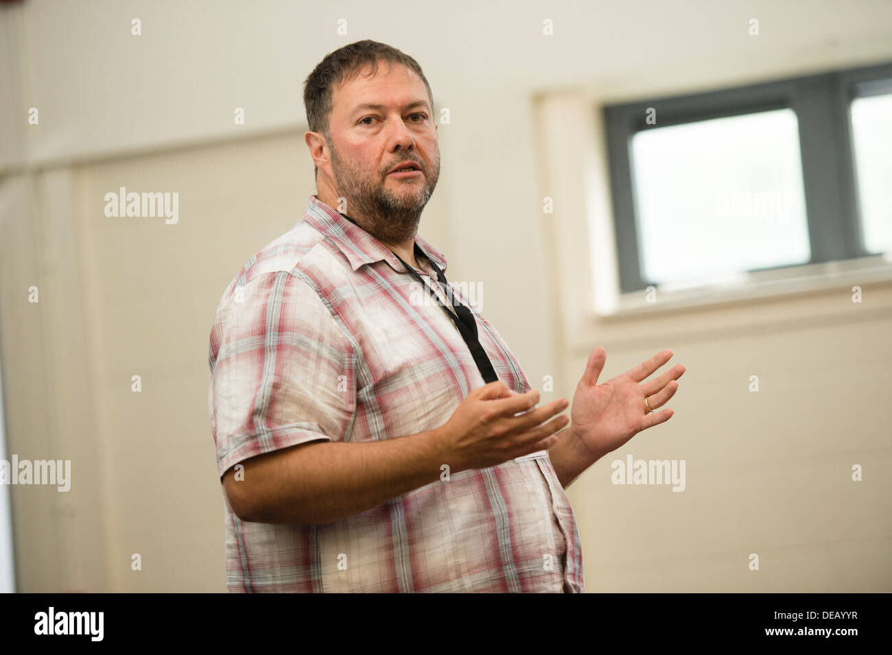 Huw Marshall, Digital content development officer, S4C broadcast television channel, Wales UK Stock Photo
