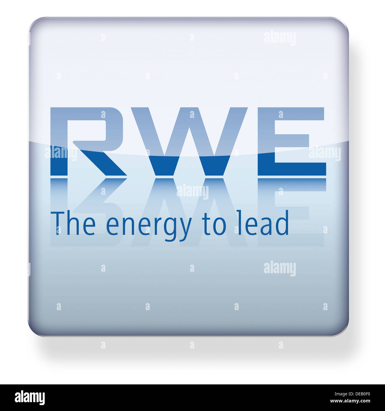Rwe Group Logo As An App Icon Clipping Path Included Stock Photo Alamy