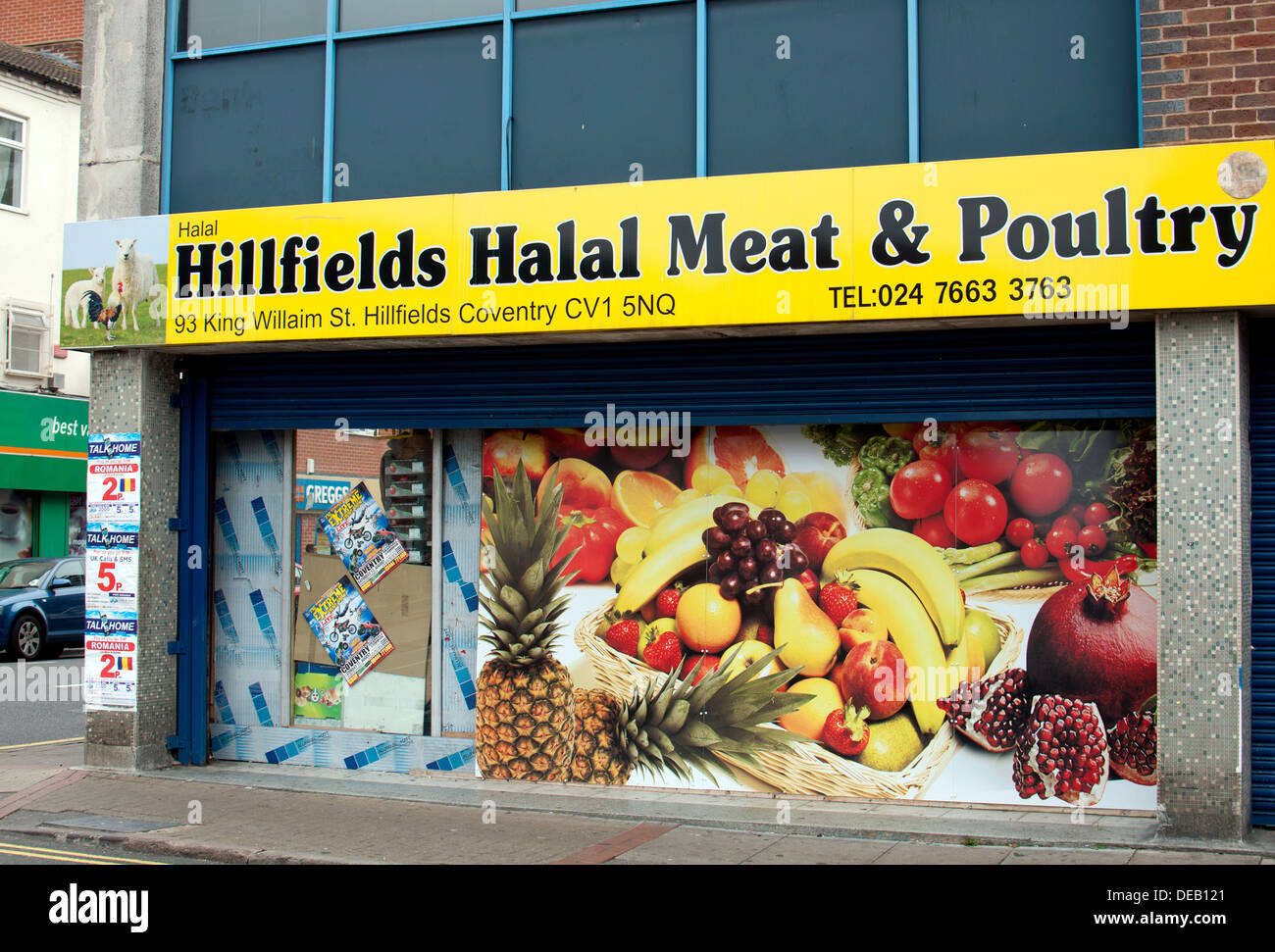 Halal butchers shop hires stock photography and images Alamy