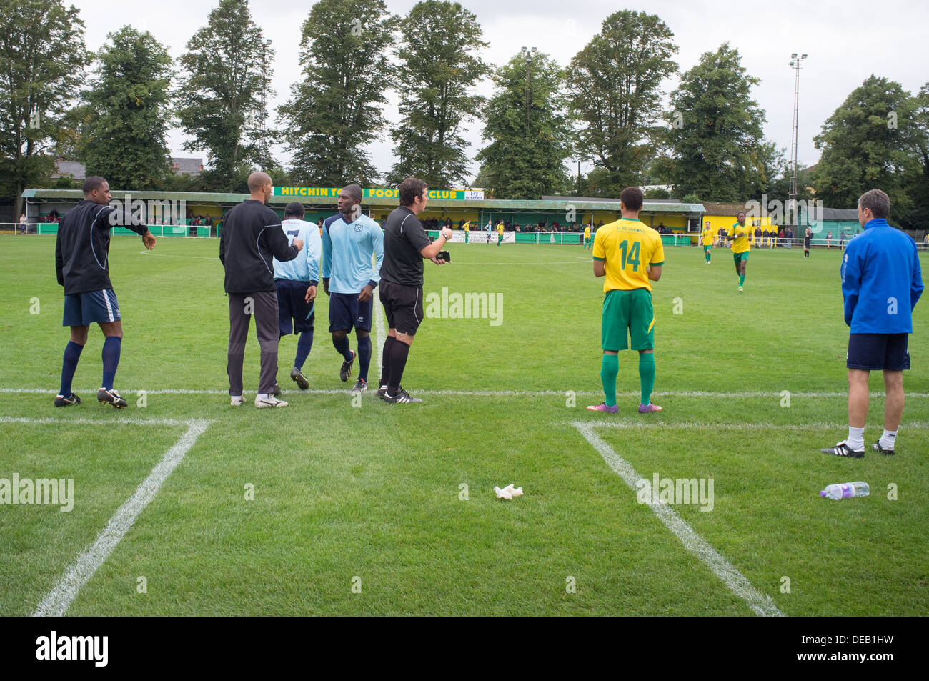 General View taken at Hitchin Town Football Club in North Hertfordshire