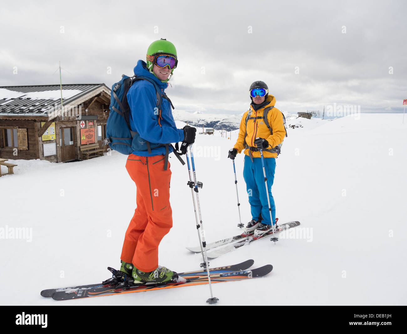 flat light ski