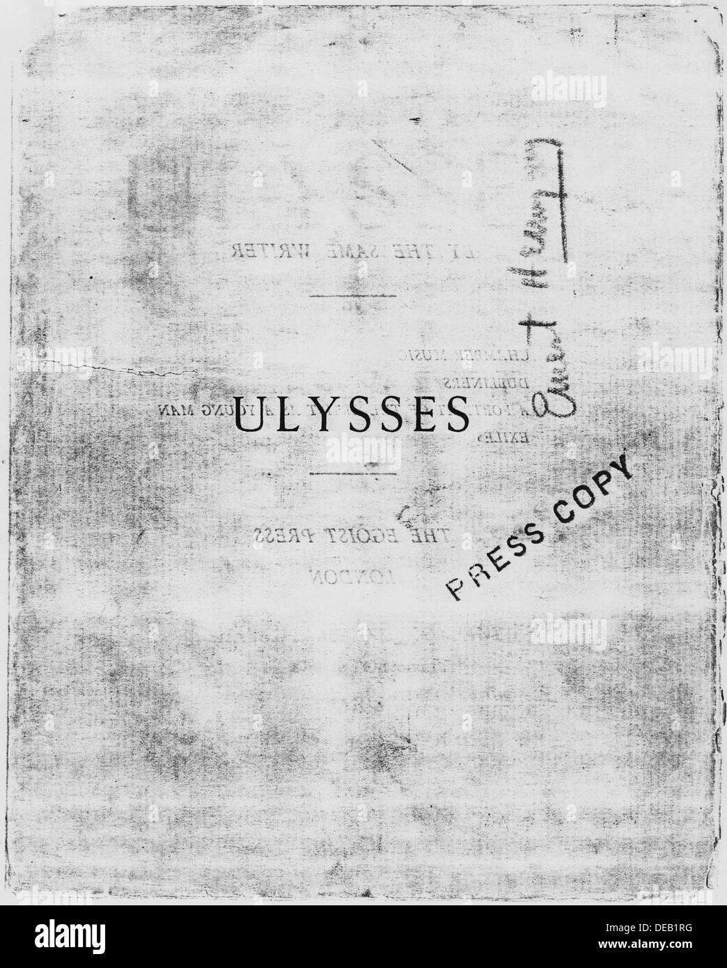 Ulysses Black and White Stock Photos & Images Alamy