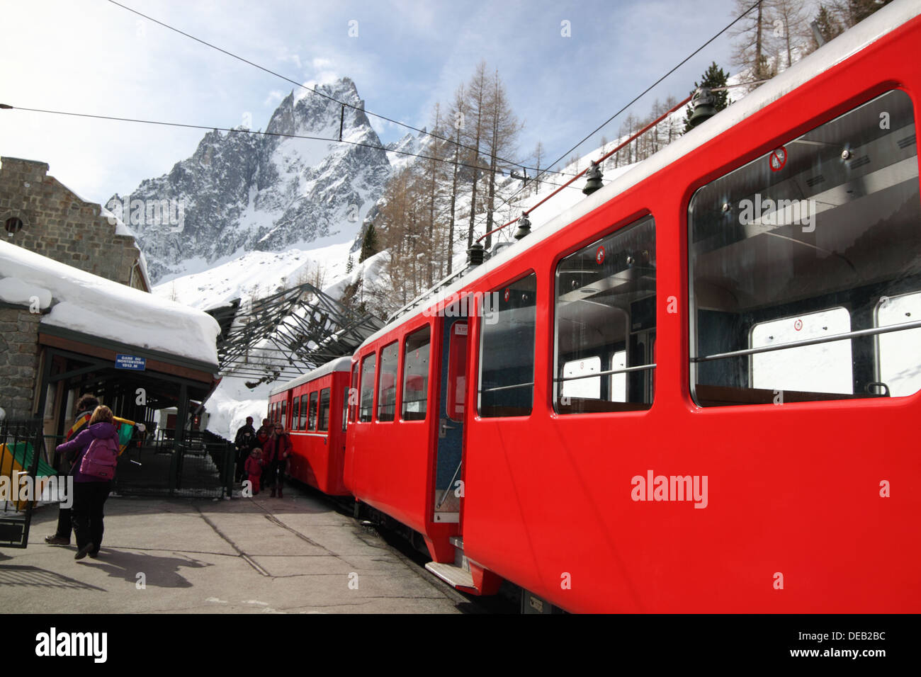 Montenvers cog railway hires stock photography and images Alamy