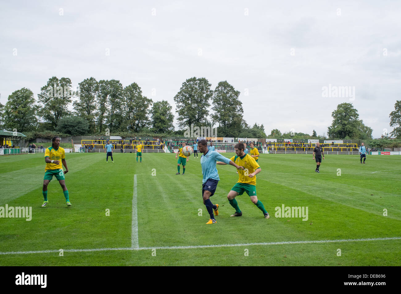 General View taken at Hitchin Town Football Club in North Hertfordshire