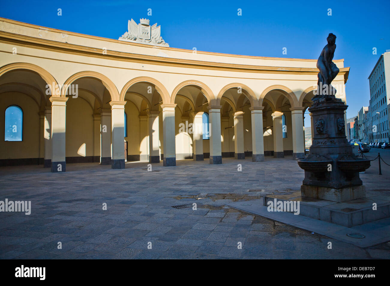 Piazza Mercato del Pesce in Trapani in the Province of Trapani, Sicily  Stock Photo - Alamy