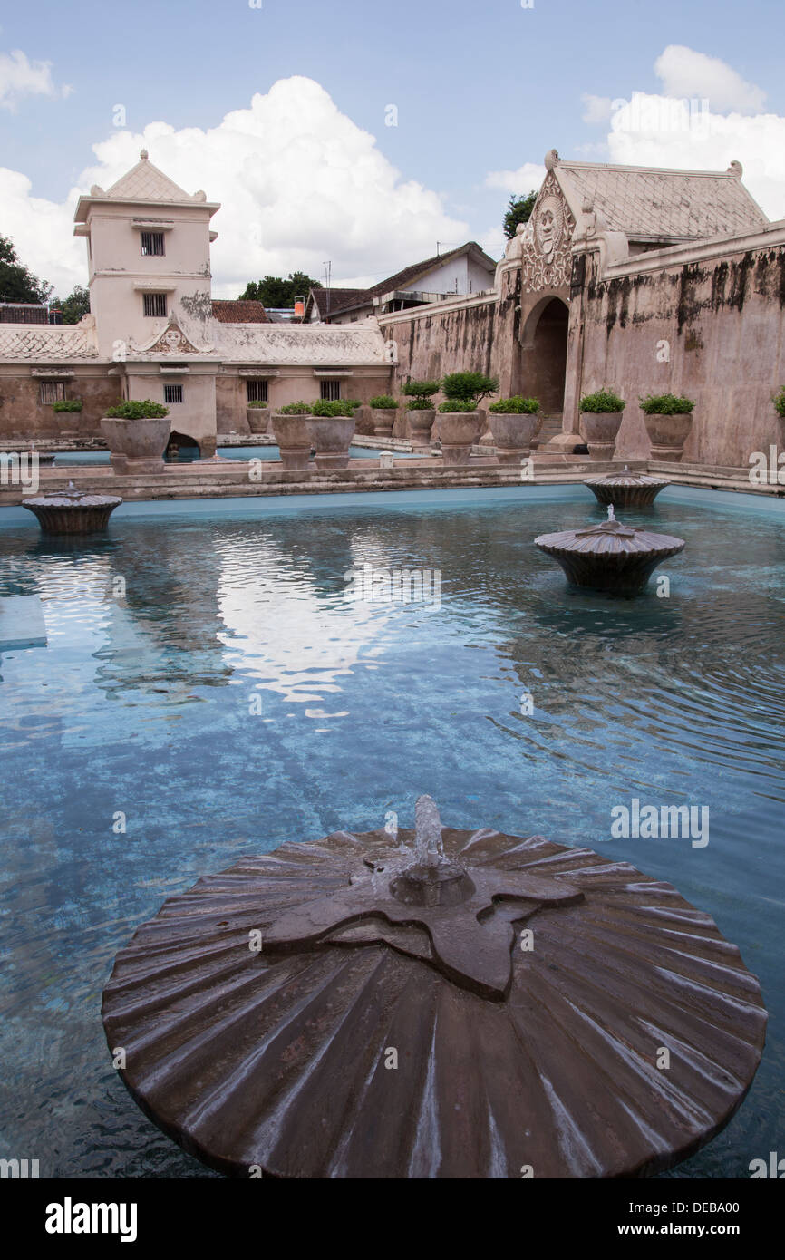 Taman Sari is a site of a former royal garden of the Sultanate of Yogyakarta Stock Photo