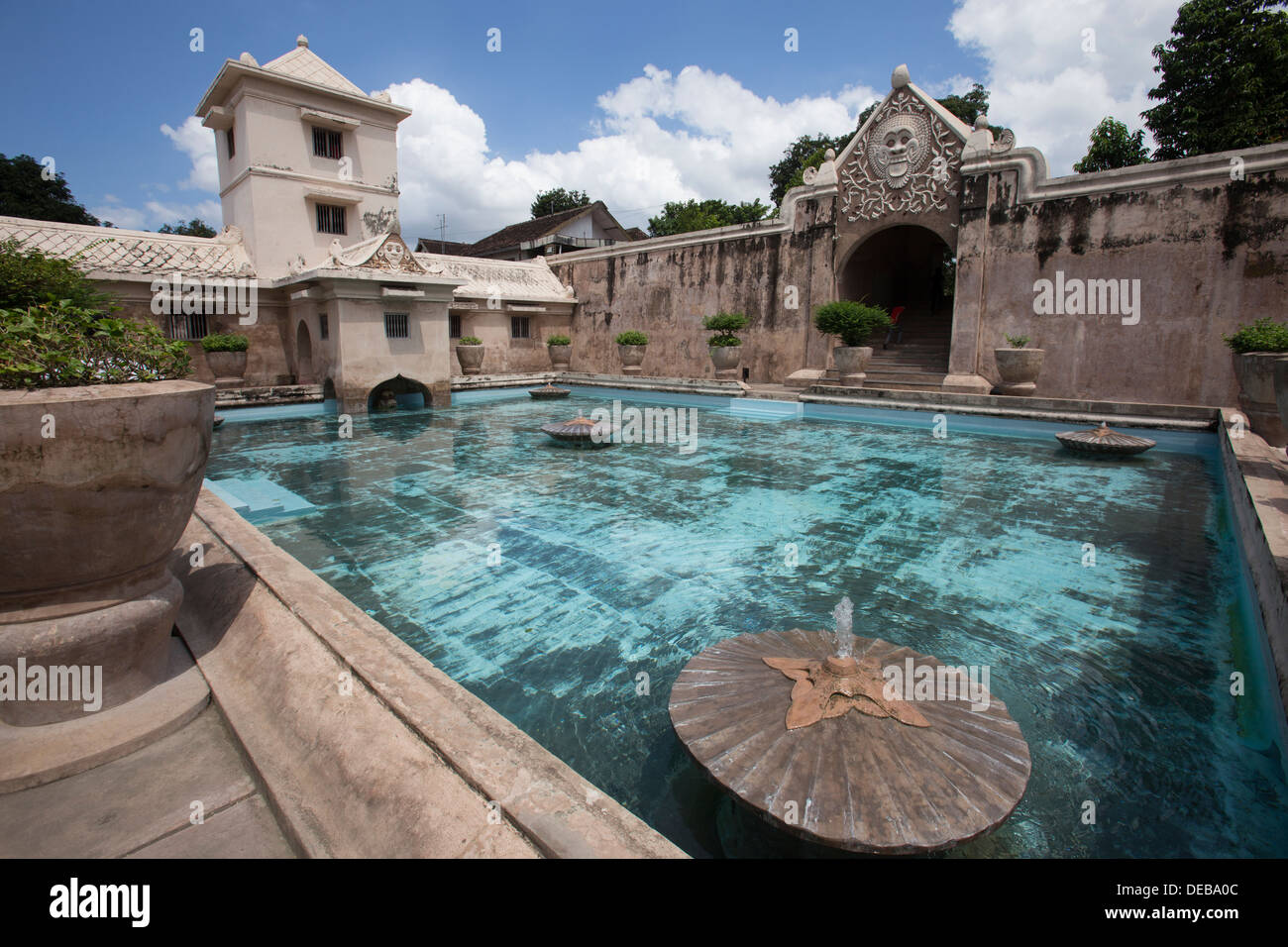Taman Sari is a site of a former royal garden of the Sultanate of Yogyakarta Stock Photo