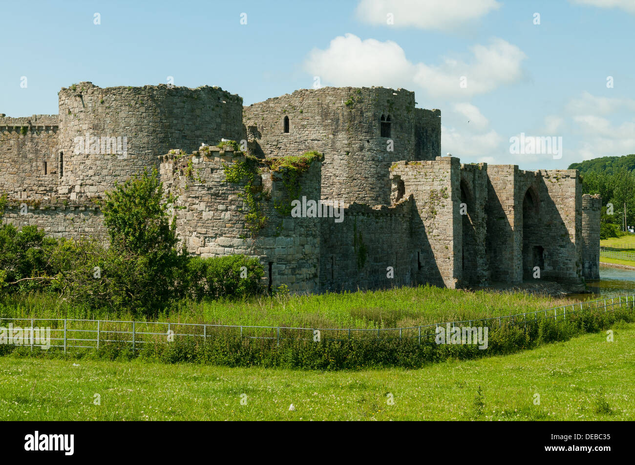 Beaumaris Castle, Beaumaris, Anglesey, Wales Stock Photo