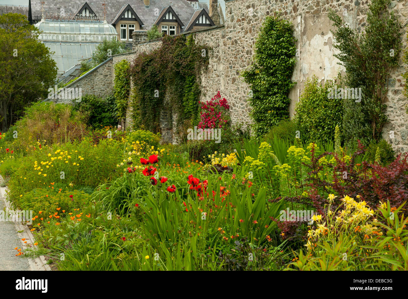 Bodnant Gardens, Conwy, Wales Stock Photo